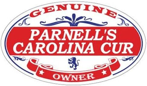 Parnell'S Carolina Cur Oval Sticker in Saudi Arabia