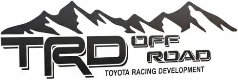 ملصقات TRD من الفينيل للطرق الوعرة متوافقة مع ToyotaTacoma، مجموعة رسومات الجبال، ملصقات جانبية لسرير الشاحنة، فينيل ممتاز للاستخدام الخارجي، مجموعة مكونة من قطعتين in Saudi Arabia