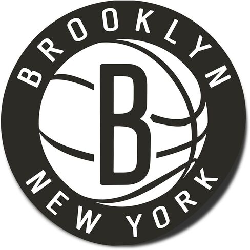 Desert Cactus Brooklyn Nets NBA Officially Licensed Sticker Vinyl Decal Laptop Water Bottle Car Scrapbook (Individual 3) in Saudi Arabia