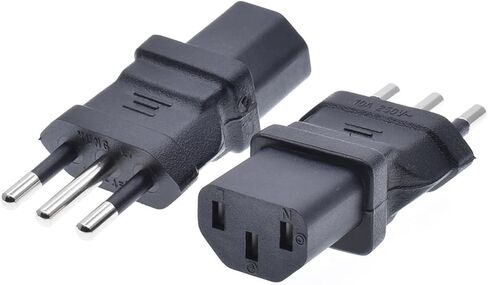Adapter to C13 plug, L-shaped, 3-pin, 10A, 250V, adapter in Kuwait
