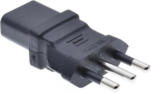 Adapter to C13 plug, L-shaped, 3-pin, 10A, 250V, adapter in Kuwait