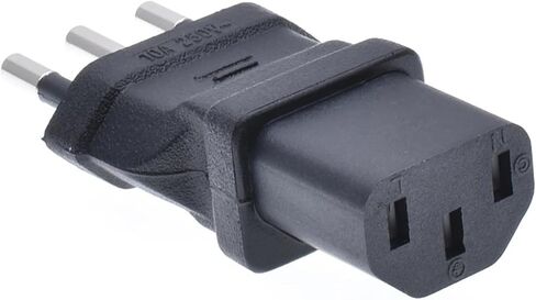 Adapter to C13 plug, L-shaped, 3-pin, 10A, 250V, adapter in Kuwait