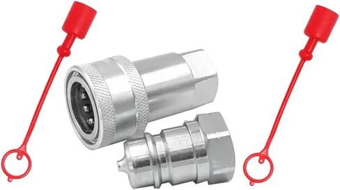 6X تركيب سريع الإصدار ISO7241-A NPT موصل اقتران هيدروليكي 1/2 بوصة واجهة التغيير السريع in Saudi Arabia