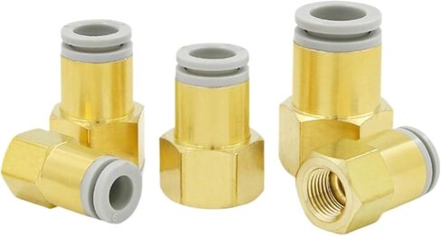 5pcs Pneumatic air pipe quick plug internal thread direct through KQ2F 04/06/08/10/12-M5-01/02 03(5pcs KQ2F 06-02) in Saudi Arabia
