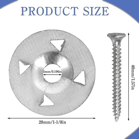 مجموعة أدوات تثبيت مكونة من 320 قطعة مع غسالات من الفولاذ المقاوم للصدأ مقاس 1-1/8 بوصة ومسامير من الفولاذ المجلفن ومجموعة لوحة تركيب الأجهزة لتثبيت التثبيت in Kuwait