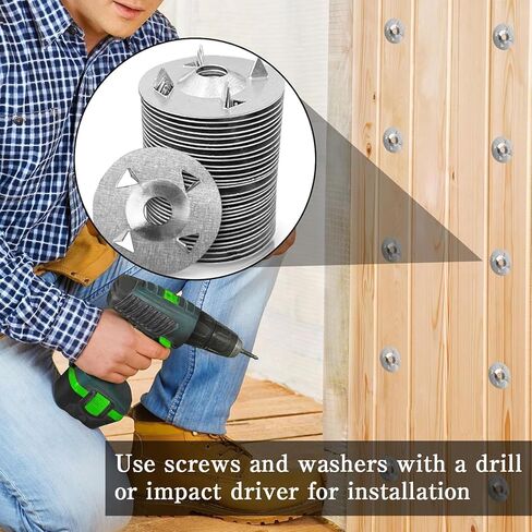 مجموعة أدوات تثبيت مكونة من 320 قطعة مع غسالات من الفولاذ المقاوم للصدأ مقاس 1-1/8 بوصة ومسامير من الفولاذ المجلفن ومجموعة لوحة تركيب الأجهزة لتثبيت التثبيت in Kuwait