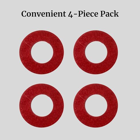 Cutlery Mania #32 Fiber Commercial Meat Grinder Washer for Hobart (4-Pack) | 2" OD X 1-1/8" ID X .125" Thick, Washers are Black in Kuwait