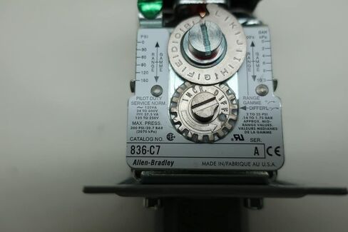 ألين برادلي 836-C7A مفتاح ضغط 1/4IN NPT 4-150PSI SER A in Kuwait