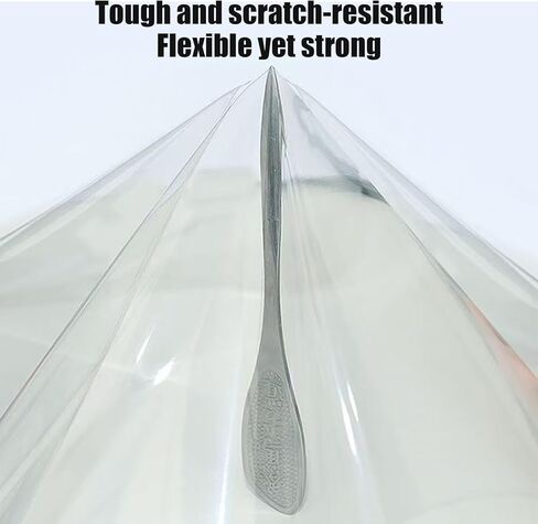 Industrial PVC Strip Curtain Door Kit - Clear Vinyl Insulating Doorway Curtain with Hardware, 41.34x106.3in for Warehouse & Garage, Thermal Protection, Easy Installation in Kuwait