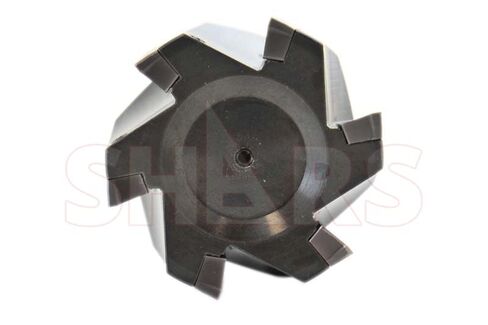 Shars 2-1/2" 90 Degree R8 Shank Indexable End Mill with 6 PCS APKT1604 Insert P[ in Saudi Arabia