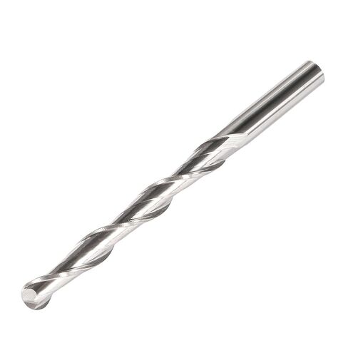 HARFINGTON 2pcs Ball Nose End Mill 6mm Diameter 52mm Cutting Length 6mm Shank High Speed Steel 2 Flutes Spiral Upcut CNC Router Bits in Saudi Arabia