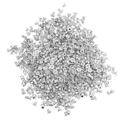Luxshiny 600pcs Wall Plate Screws Milled Slot Head Replacement Screws for Outlet Covers Compatible with Duplex and Toggle Plates Easy Installation in Saudi Arabia