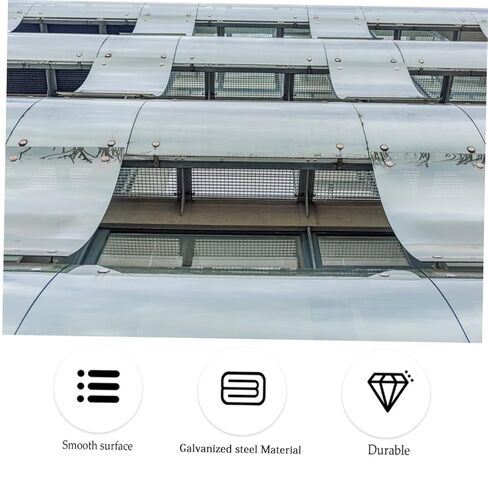 Holibanna 48pcs Stainless Steel Standoff Screws for Wall Sign Mounting 19x25mm Brushed Finish Suitable for Glass and Acrylic Displays Sturdy Advertising Hardware in Kuwait