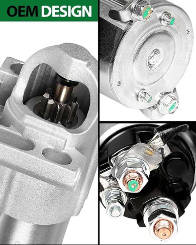 محرك بداية 12578050 مناسب لـ: -Chevy Silverado 1500 Tahoe Express لـ: -GMC Sierra 1500 Savana Yukon لـ: -Buick Rainier لـ: -Cadillac Escalade 2003-2009 4.8L 5.3L V8، 12V 1.1KW 9 أسنان، 6494N in Saudi Arabia
