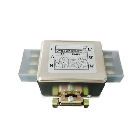 CW4L2-3A/6A/10A/20A/30A-S-005 Terminal Rail Type Single Phase 220V servo Power Filter Double Stage AC(CW4L2-20A -S -005) in Kuwait