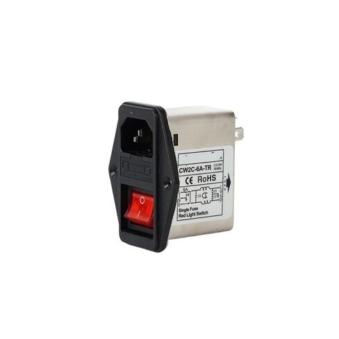 CW2C-3A/6A/10A-TR Red Switch Power Filter Switch Socket 220V(CW2C-6A-TR) in Saudi Arabia