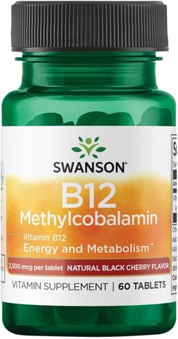 Swanson Methylcobalamin High Absorption Vitamin B-12 2.5 Milligrams 60 Tabs in Saudi Arabia