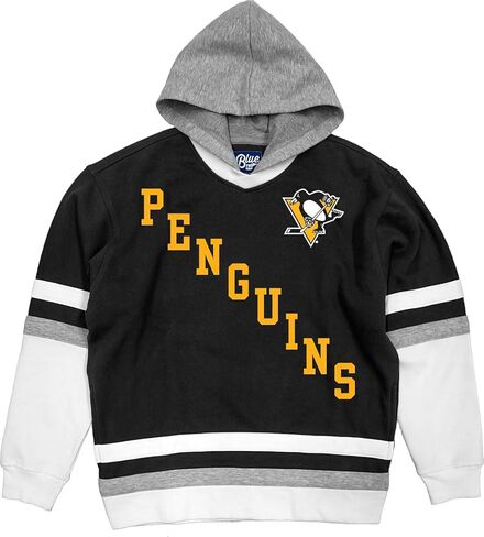 سترة هوكي بغطاء للرأس باللون الأزرق 84 NHL مرخصة رسميًا ومطرزة in Saudi Arabia
