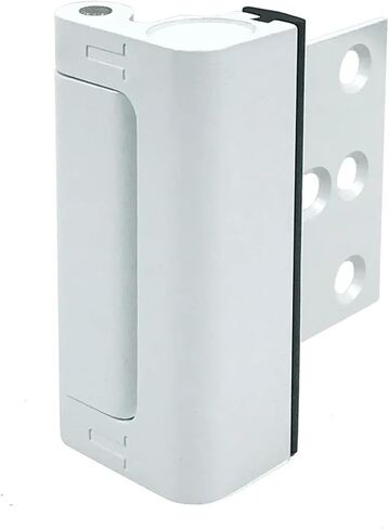 Home Security Door Lock Childproof Reinforcement with 3" Stop Withstand 800 lbs Upgrade Defender Hardware(1PC Black) in Saudi Arabia