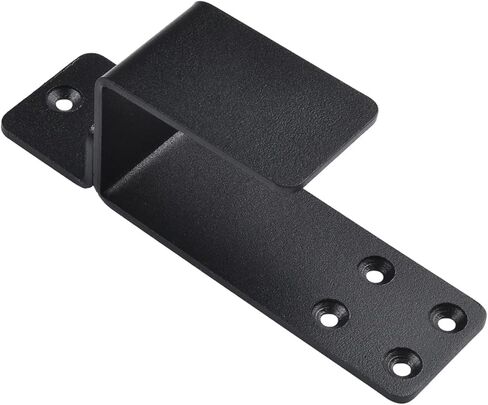 2pc Door Barricade U Brackets Home Security Heavy Duty Reinforcement Lock Metal Bar Bracket for Garage Warehouses Latches(DVPEN01-SL) in Saudi Arabia