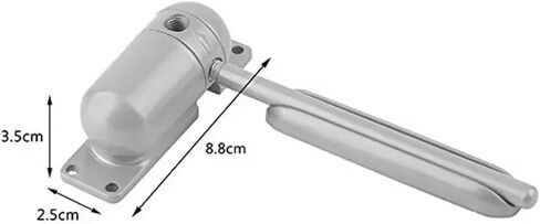 مجموعة واحدة من سدادة أمان للباب الزنبركي الرمادي قابلة للتعديل للاستخدام الداخلي والخارجي in Kuwait