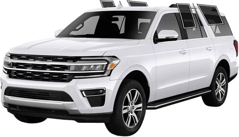 Window Window Film Front Front Windows Tint Film Cars Sun Flocking Procession Privacy Anti Shatter Glass 2 Ply Computer Cut 25 ٪ Tint Shade for Ford Expedition Max 2018-2024 in Kuwait