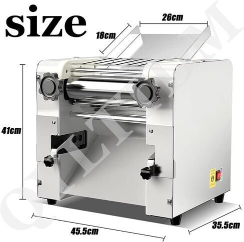 2200W Electric Pasta Making Machine, Commercial Dough Roller Sheeter Noodle Pasta Maker Machine, Multifunctional Noodle Pasta Spaghetti Dough Roller Press for Wonton, Buns, Round Noodle Blad in Saudi Arabia