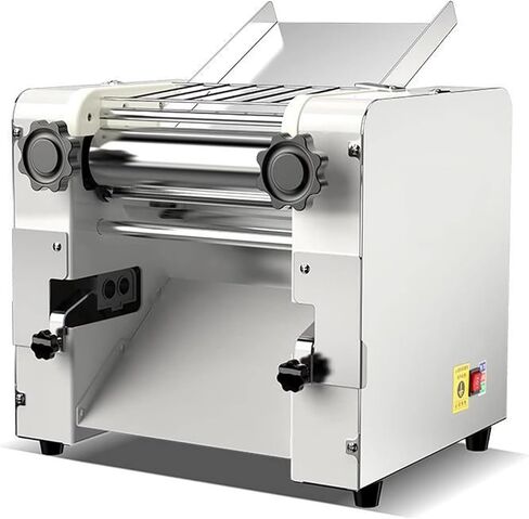 2200W Electric Pasta Making Machine, Commercial Dough Roller Sheeter Noodle Pasta Maker Machine, Multifunctional Noodle Pasta Spaghetti Dough Roller Press for Wonton, Buns, Round Noodle Blad in Saudi Arabia