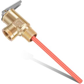 1/2 "NPT RV 0.7MPa صمام تخفيف درجة الحرارة والضغط، صمام أمان نحاسي سميك، صمام تخفيف درجة الحرارة والضغط لسخان المياه RV لخزانات سخان المياه الساخنة (DN15-1pc) in Kuwait