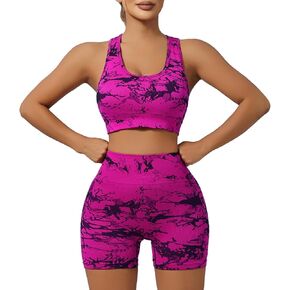 IwIeIaIrI مجموعات تجريب للنساء 2 قطعة سلس عالية الخصر السراويل اليوغا ملابس رياضية البرازيلي الصالة الرياضية السراويل in Kuwait