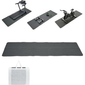 سجادة وسادة المشي للسجاد مقاس 73 بوصة × 24 بوصة، وسادة مشي قابلة للطي، واقي للأرضية، مانعة للانزلاق، ممتصة للصدمات، حصائر معدات التمرين للأرضيات الصلبة/الدراجة الدوارة/الآلة البيضاوية in Kuwait