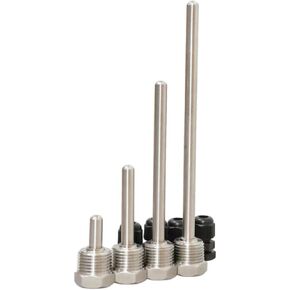 4 Pack Thermowell G 1/2 Thread, Stainless Steel Sleeve Pocket For Temperature Sensor, Max Pressure PN40, Sizes 30mm To 300mm(8x300mm) in Kuwait