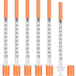 1ml/cc 29G 5/16" (8mm) Syringe, U-100 Disposable Syringes, Individually Wrapped, Pack of 20 in Kuwait