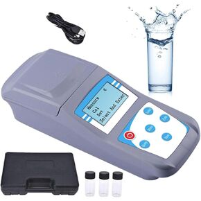 مقياس التعكر المحمول، مقياس التعكر المحمول 0-1000 NTU، ضوء متناثر 90 درجة، دقة 0.01، شاشة بإضاءة خلفية، مثالي لاختبار جودة المياه، تحليل تعكر السائل in Kuwait