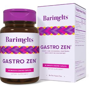 Barimelts Gastro Zen® مع Gattro-AD® لمستخدمي GLP-1 ومرضى البدانة-ما بعد التغلب على حلقات المعدة-60 كبسولات مغلفة على نحو سلس (إمدادات واحدة) in Kuwait