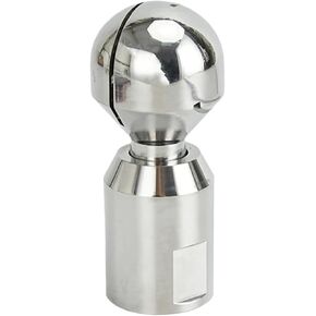 فوهة كرة تنظيف دوارة 360 درجة - الفولاذ المقاوم للصدأ 316L، 3/8"-2" خيط أنثى BSPT، غسيل خزان CIP عالي الضغط (مزلاج OD 12.7 مم) in Kuwait