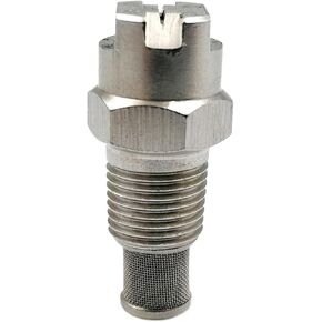 فوهة نفاثة صناعية من الفولاذ المقاوم للصدأ HVVL مع شاشة فلتر - مروحة رش منخفضة الضغط للرش الفعال (1 من 4 (11002)) in Kuwait