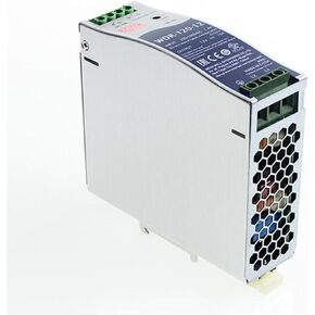 WDR-120-12 12VDC 10A 120W مصدر طاقة صناعي للسكك الحديدية DIN أحادي الإخراج، محدد تيار ثابت مدمج، اتصال مرحل DC OK، UL508، موثوق وفعال للأتمتة الصناعية in Kuwait