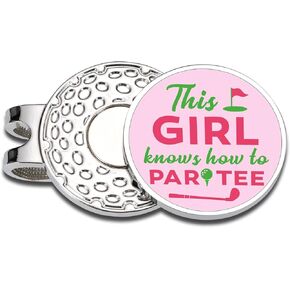 Funny Golf Ball Marker for Women, Pink Golf Accessories for Women Girls Golfers, Funny Golf Gifts for Girls, Golfing Accessories for Woman Ladies, Golfs Essentials Birthday Gift Idea in Kuwait