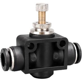 أسود SA هوائي موصل سريع 4 6 8 10 12 مللي متر خرطوم دليل تنظيم صمام التحكم في التدفق صمام تنظيم في اتجاه واحد (SA-10) in Kuwait