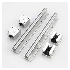 Professional 2pcs SBR12 Linear Rail Guide D12 300 400 500 600 1000 1200 1500mm Linear Rail Shaft 4pcs SBR12UU Linear Bearing Block for CNC(350mm) in Saudi Arabia