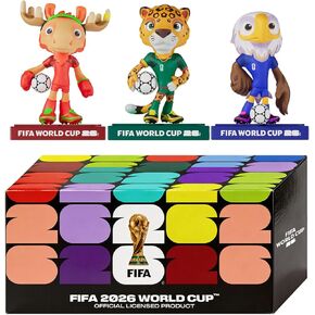 Lainergie FIFA 2026 World Cup Official Licensed Mascot 5 Inch Figurines Set of 3 (Maple, Zayu & Clutch), Collectable Soccer Figures, Gift Idea- Sports Fans - Model Figure for Collectors in Kuwait