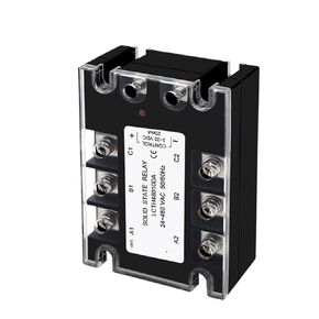 1pcs Three-Phase Solid State Relay 3 Phase 10A 25A 40A 60A 80A 100A 120A 150A 200A AC Control DC 25DA 380VAC(25A) in Saudi Arabia