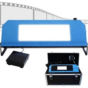 عارض أفلام LED صناعي، ضوء فحص إشعاعي محمول 220 × 70 مم، تعتيم بدون خطوات، مع مفتاح قدم in Kuwait