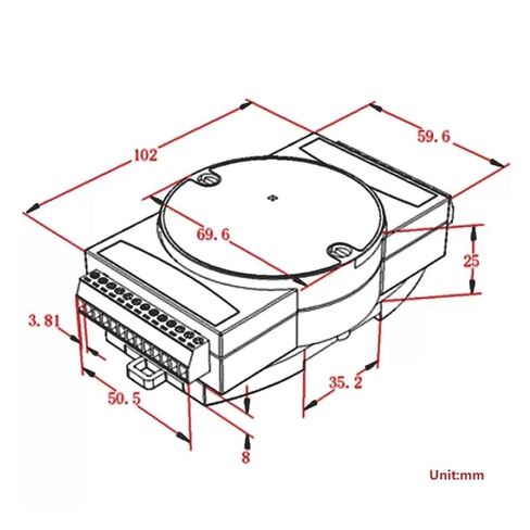 8-قناة AI المدخلات 4-20mA وحدة اكتساب التناظرية 0-10V in Kuwait