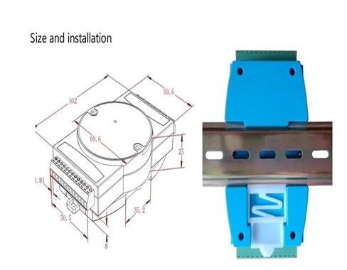 8-قناة AI المدخلات 4-20mA وحدة اكتساب التناظرية 0-10V in Kuwait