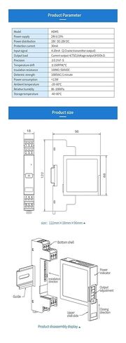 1pcs 18-30V DC Analog 4-20mA Signal Converter Isolator 0-10V Signal Isolation Signal Isolator(in 0-20MA_0-20MA) in Saudi Arabia
