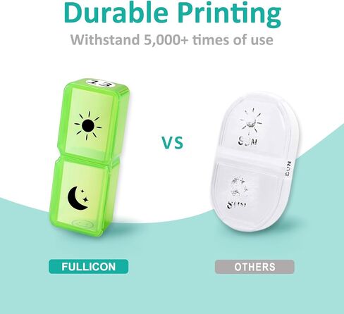 منظم حبوب الدواء الشهري من فوليكون مرتين في اليوم، صندوق حبوب الدواء 30 يومًا صباحًا ومساءً مع 32 علبة كبيرة قابلة للإزالة، تخزين الأدوية والفيتامينات للسفر والمنزل (قوس قزح أبيض) in Kuwait