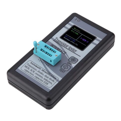 جهاز اختبار الترانزستور، جهاز اختبار الترانزستور الرقمي بشاشة LCD متعددة الوظائف M328 0.5Ω - 50MΩ يستخدم لاختبار الصمامات الثلاثية والترانزستورات ذات التأثير الميداني (FET) والصمامات الثنائية والمقاومات in Saudi Arabia
