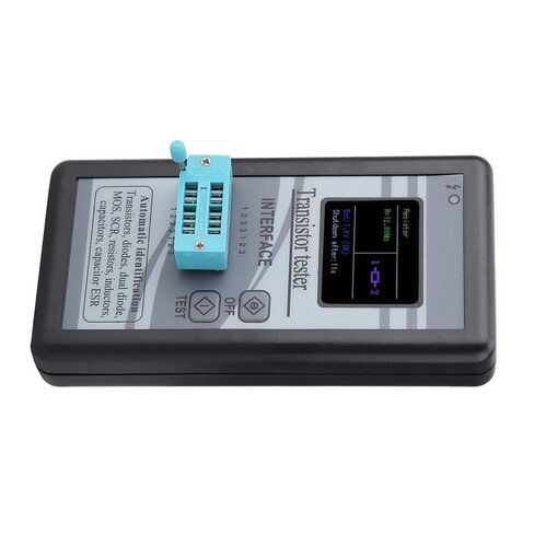 جهاز اختبار الترانزستور، جهاز اختبار الترانزستور الرقمي بشاشة LCD متعددة الوظائف M328 0.5Ω - 50MΩ يستخدم لاختبار الصمامات الثلاثية والترانزستورات ذات التأثير الميداني (FET) والصمامات الثنائية والمقاومات in Saudi Arabia